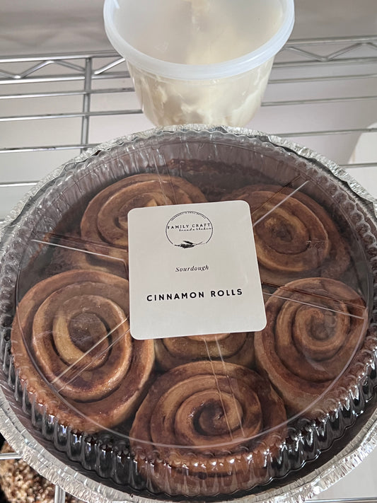 Sourdough Cinnamon Rolls