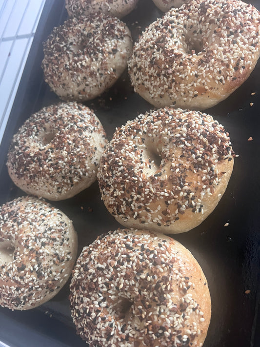 Sourdough Bagels